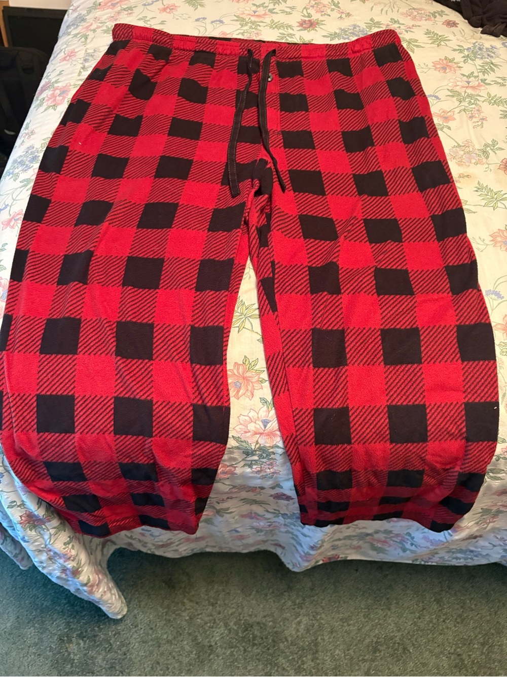 Stafford Red and Black Buffalo Plaid Men’s Pajama Pants